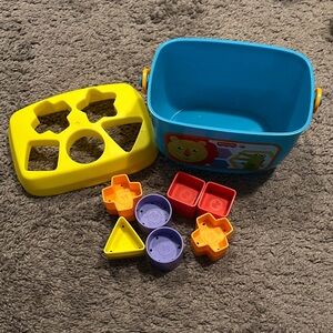 Fisher-Price Blue and Yellow Shape Sorter